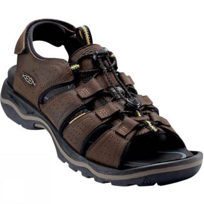 Sandalias Keen Rialto Open Toe Hombre Marrones - Chile GRS972435